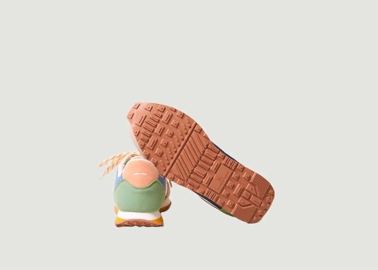 Baskets running Gabriel suède vegan et mesh M.Moustache