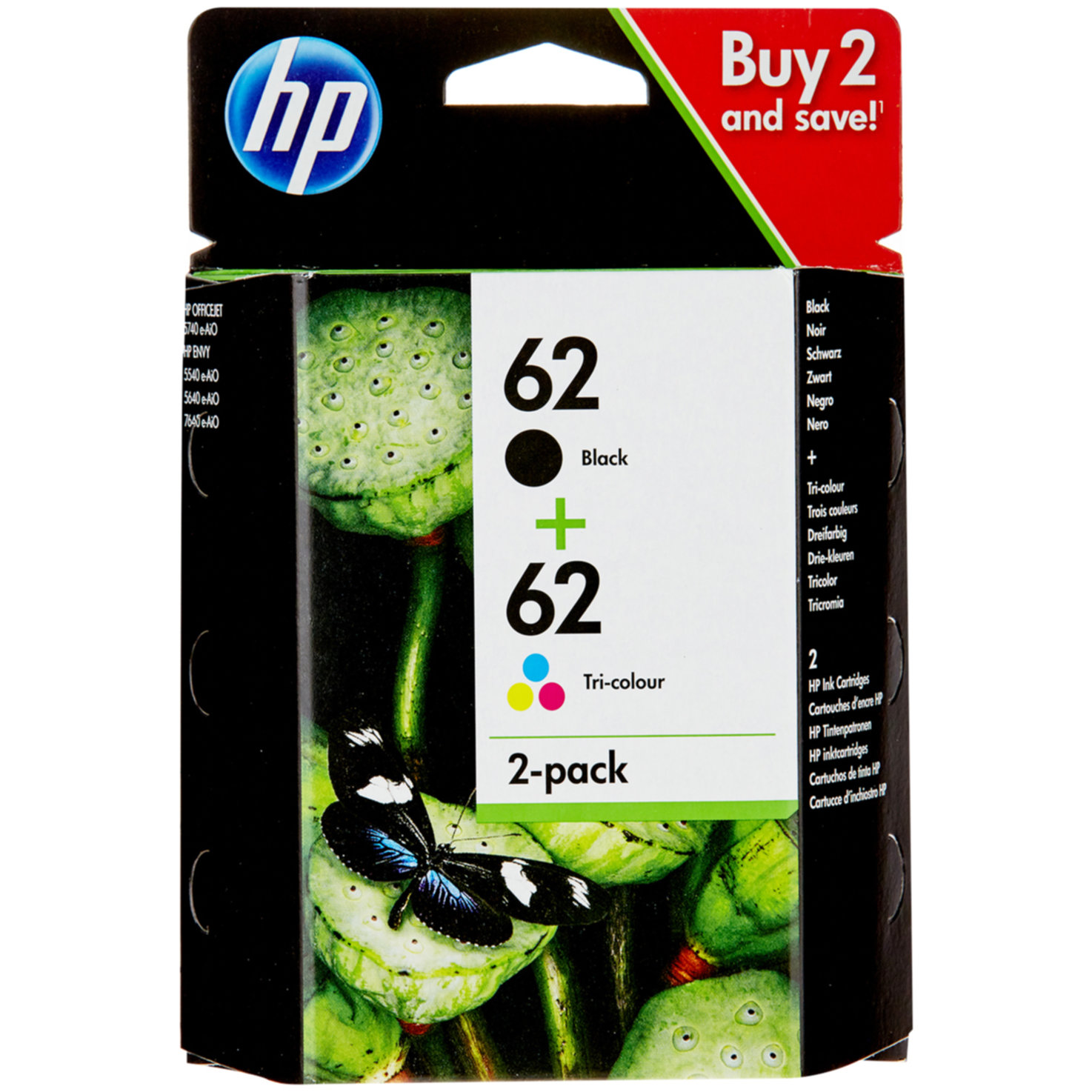 HP Tintenpatrone 62 OfficeJet Combopack N9J71AE