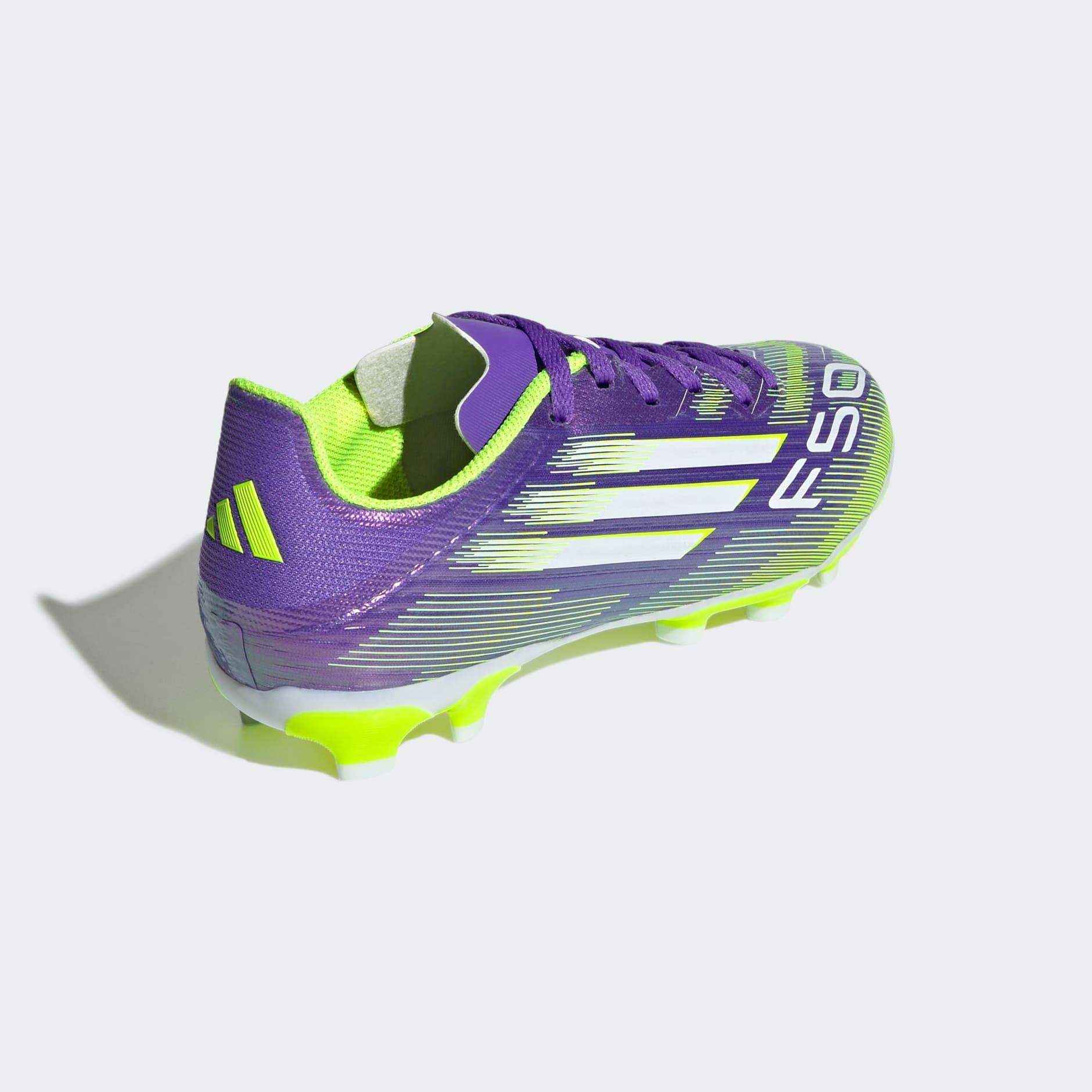 F50 League MG Junior Purple Rush/Cloud White/Lucid Lemon