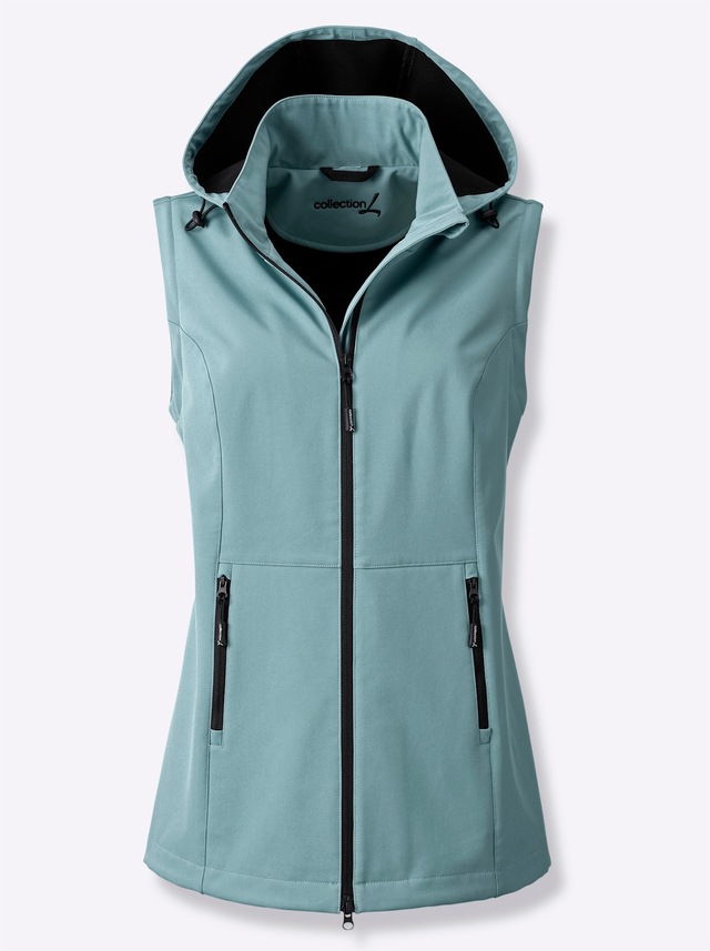Casual Looks Softshelljacke mit Kapuze
