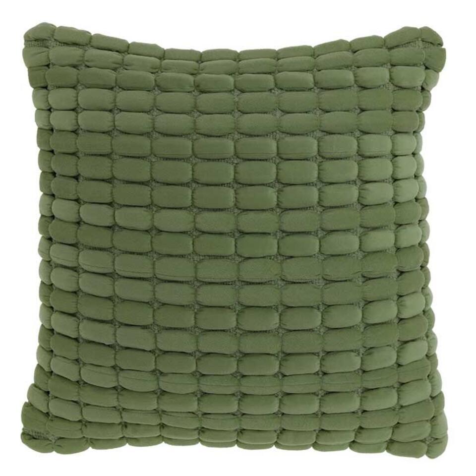 Unique Living - Sierkussen Kensi Winter Green -45x45cm