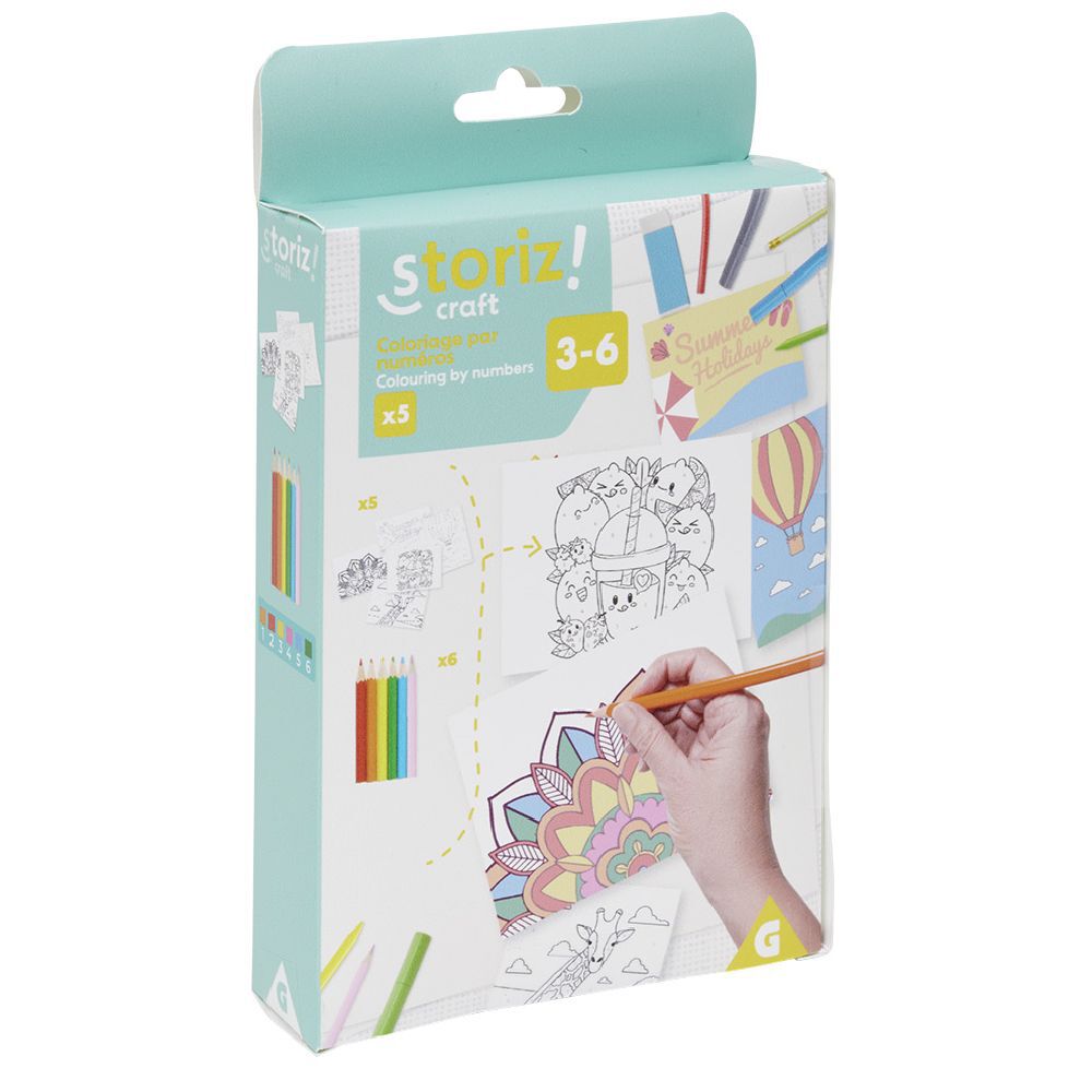 Coffret de 9 activités créatives - L.100 cm