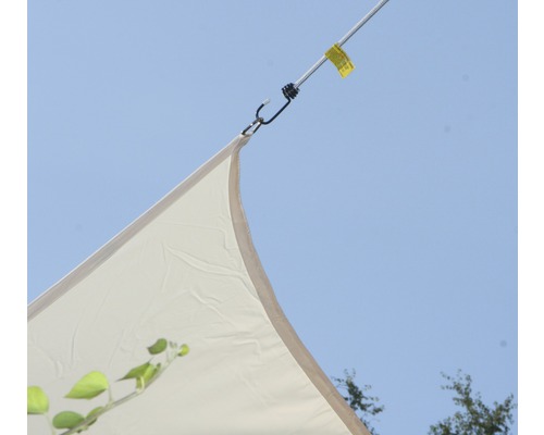 Montageset voor rechthoekige zonnezeilen