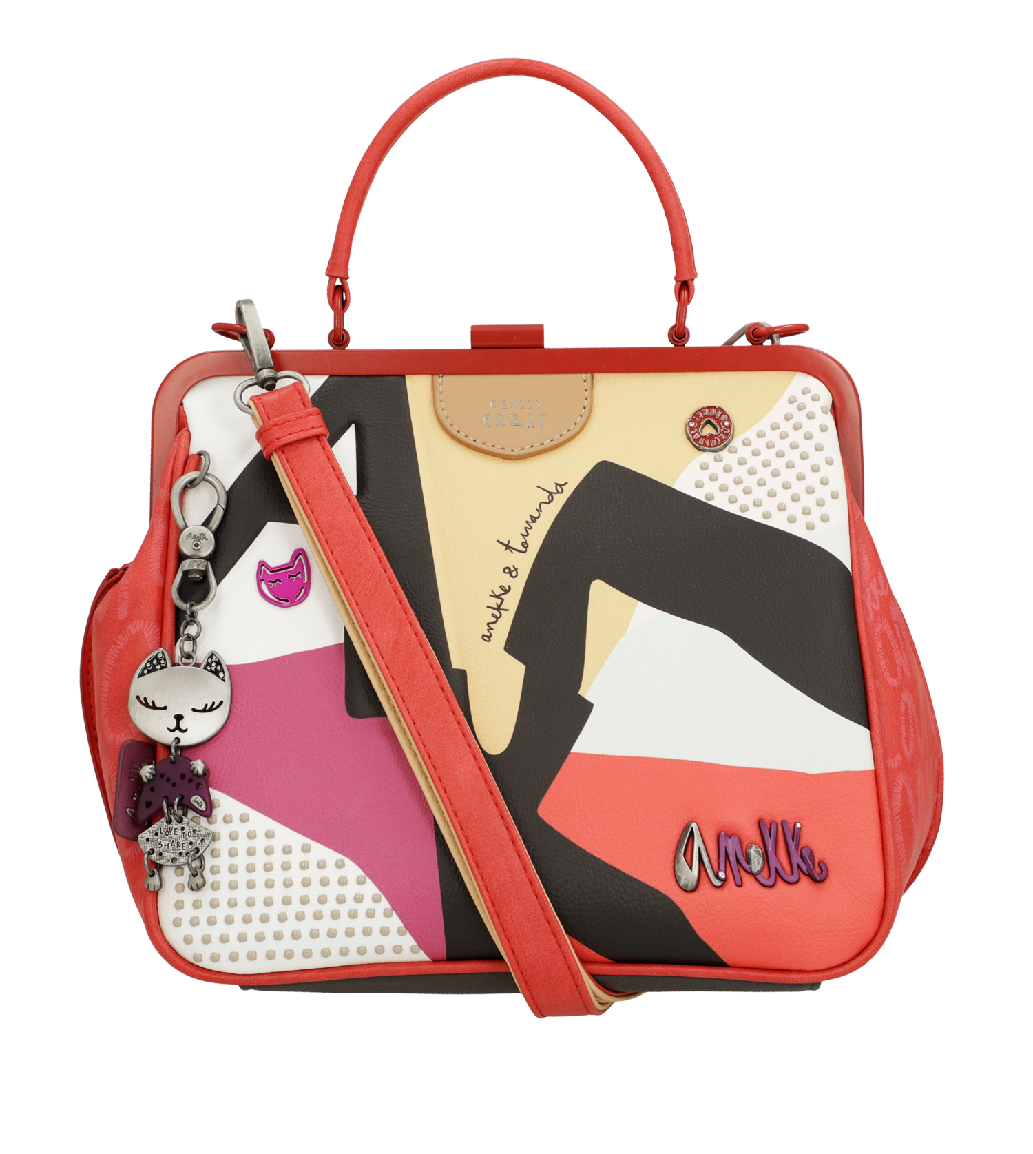 Anekke Tasche rot multi