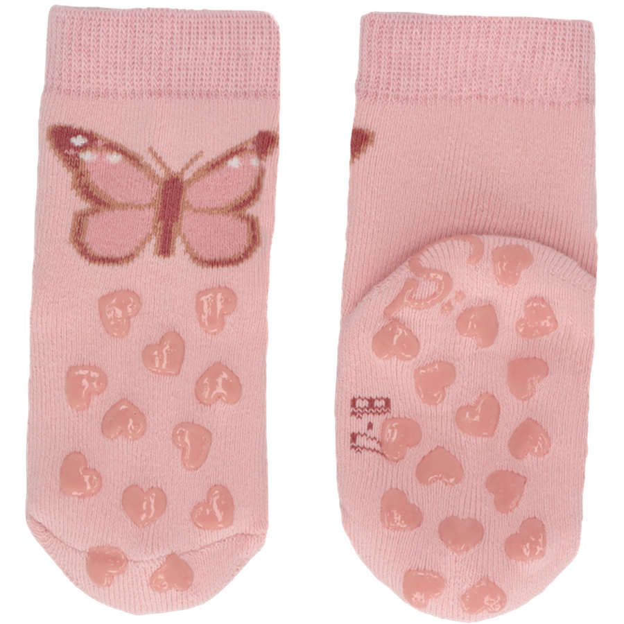 Sterntaler ABS-KrabbelsockenDP Schmetterl zartrosa