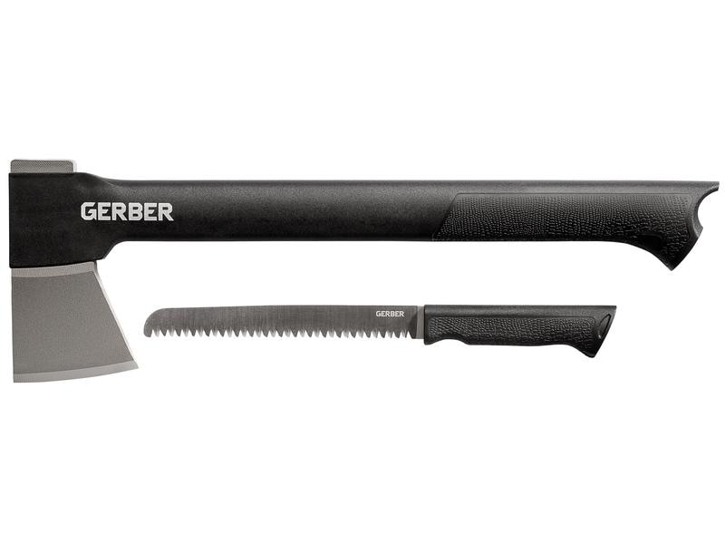Gerber Axt Gator Combo II Robuste Axt mit Handsäge im Griff
