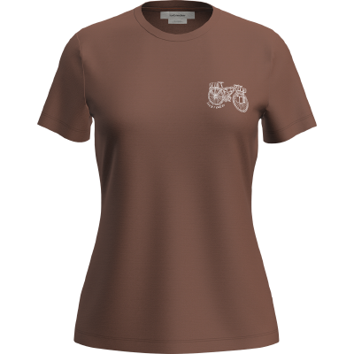Icebreaker 150 Tech Lite SS Tee Adventure Ride Womens Dusty Clay