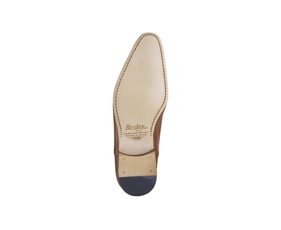 Richelieu homme Chocolat semelle cuir - BRISBURY