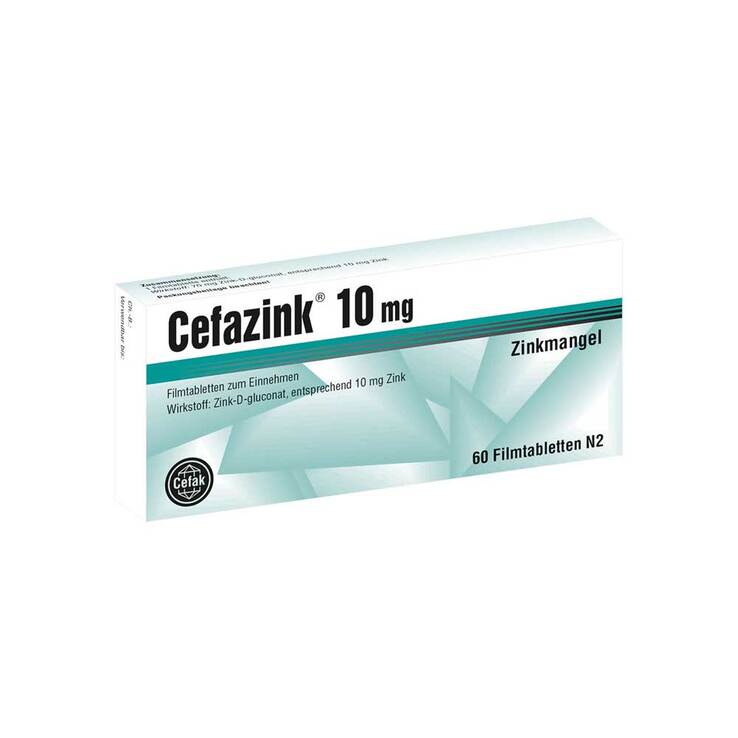 Cefazink 10 mg Filmtabletten, 60 St