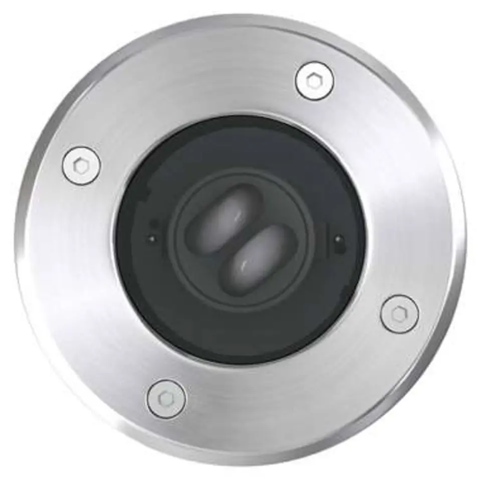 vidaXL - Inbouw Tuinlamp - Zilver - Aluminium - 3 stuks