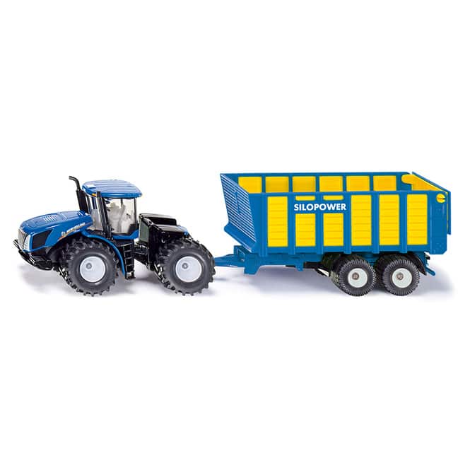 Siku Farmer 1947 - Traktor New Holland mit Silagewagen - 1:50