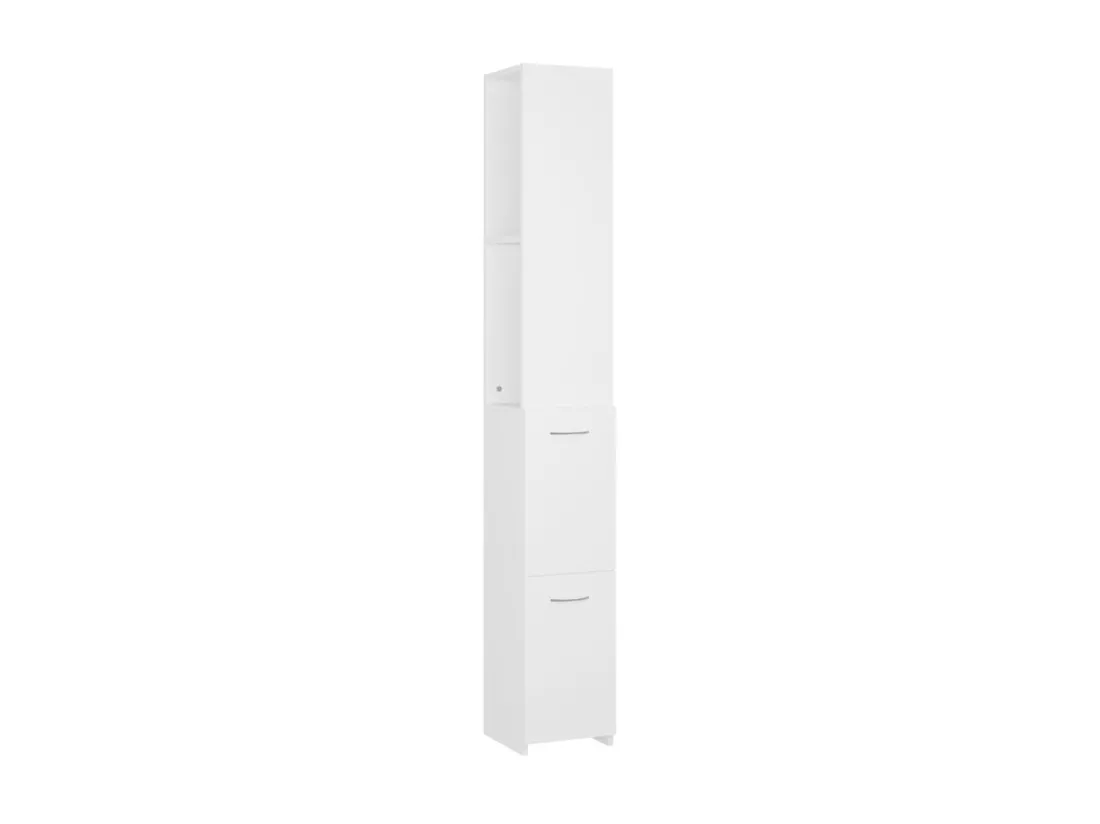 Armoire de salle de bain Blanc 25x25x170