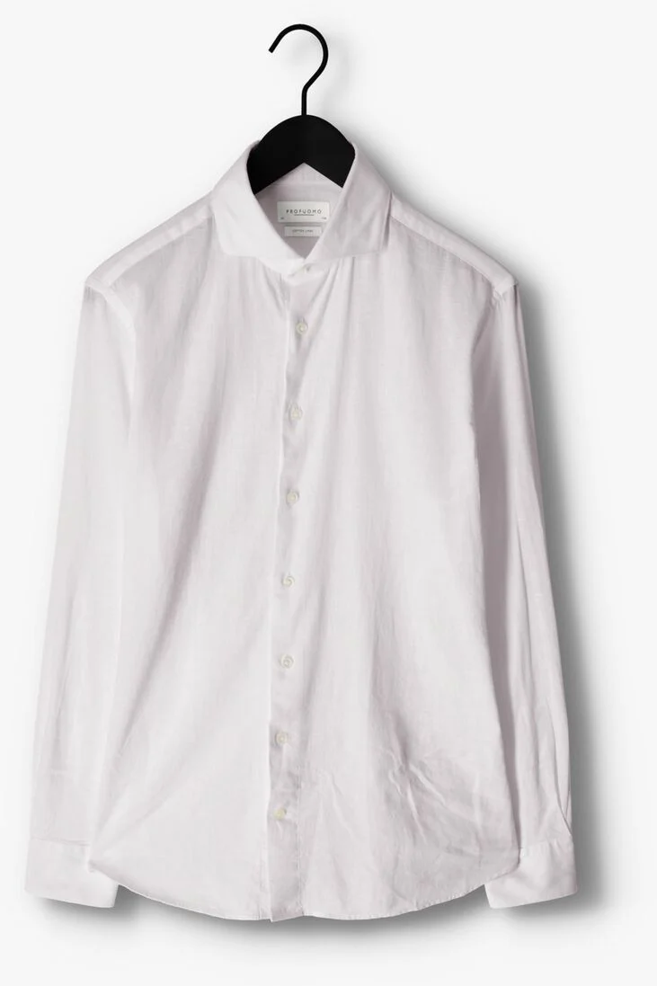PROFUOMO witte profuomo casual overhemd ppuh10017