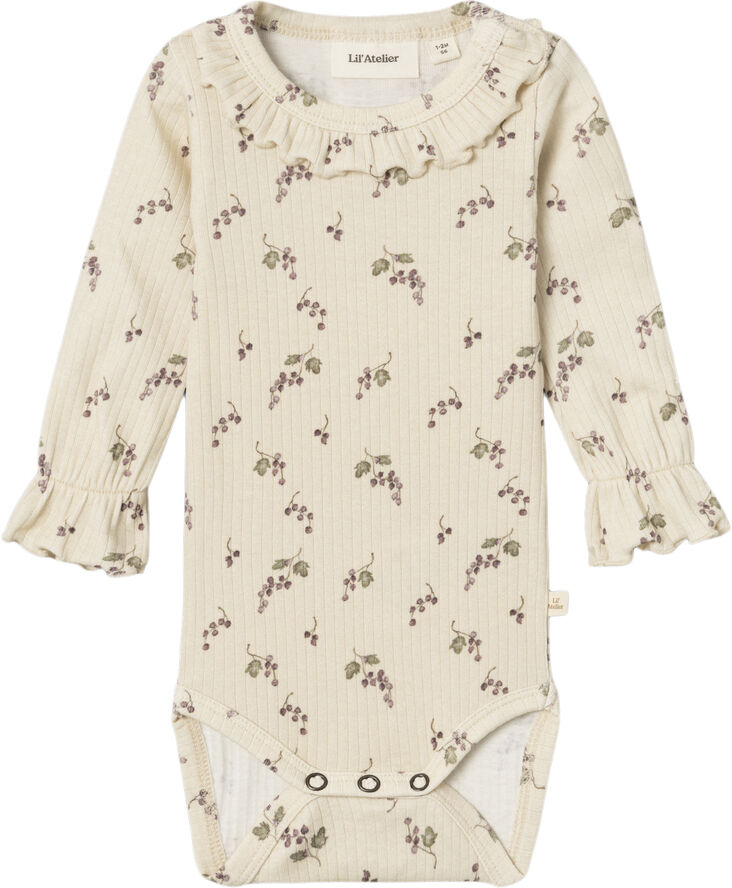 Lil' Atelier NBFGIO BIA LS SLIM BODY LIL Birch/berries