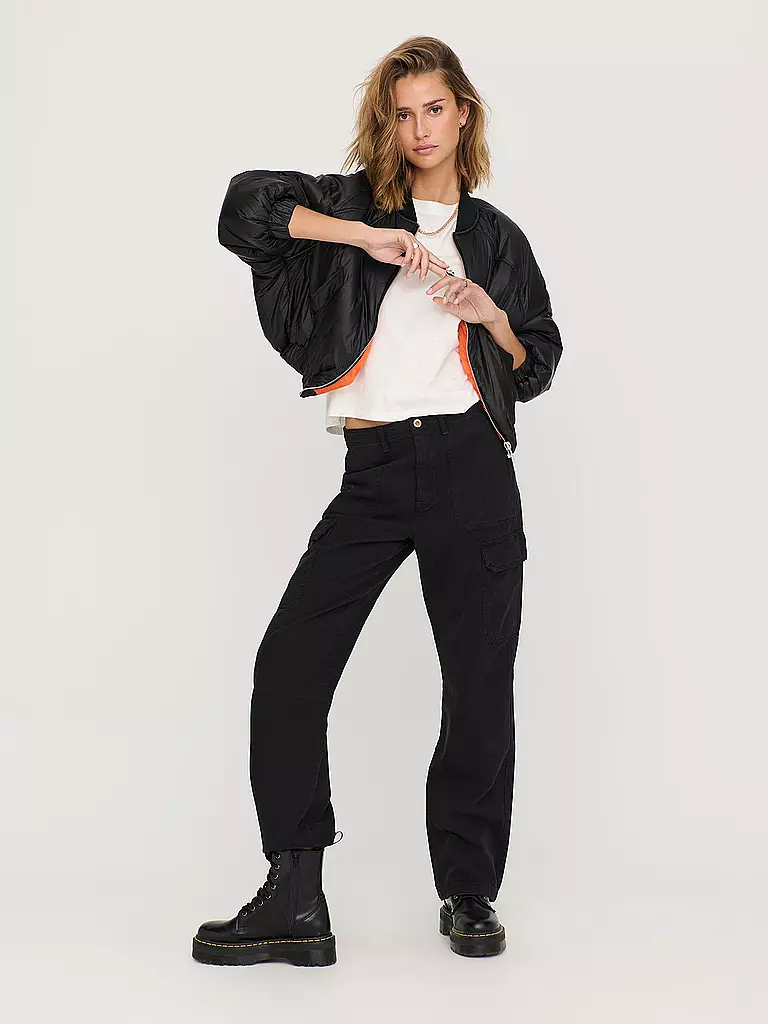 ONLY Cargohose ONLMALFY schwarz