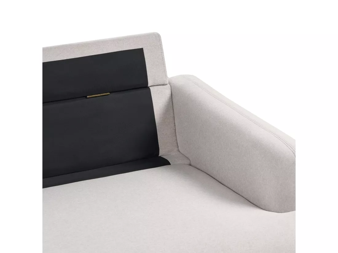 Canapé 3 places en tissu taupe TUVE