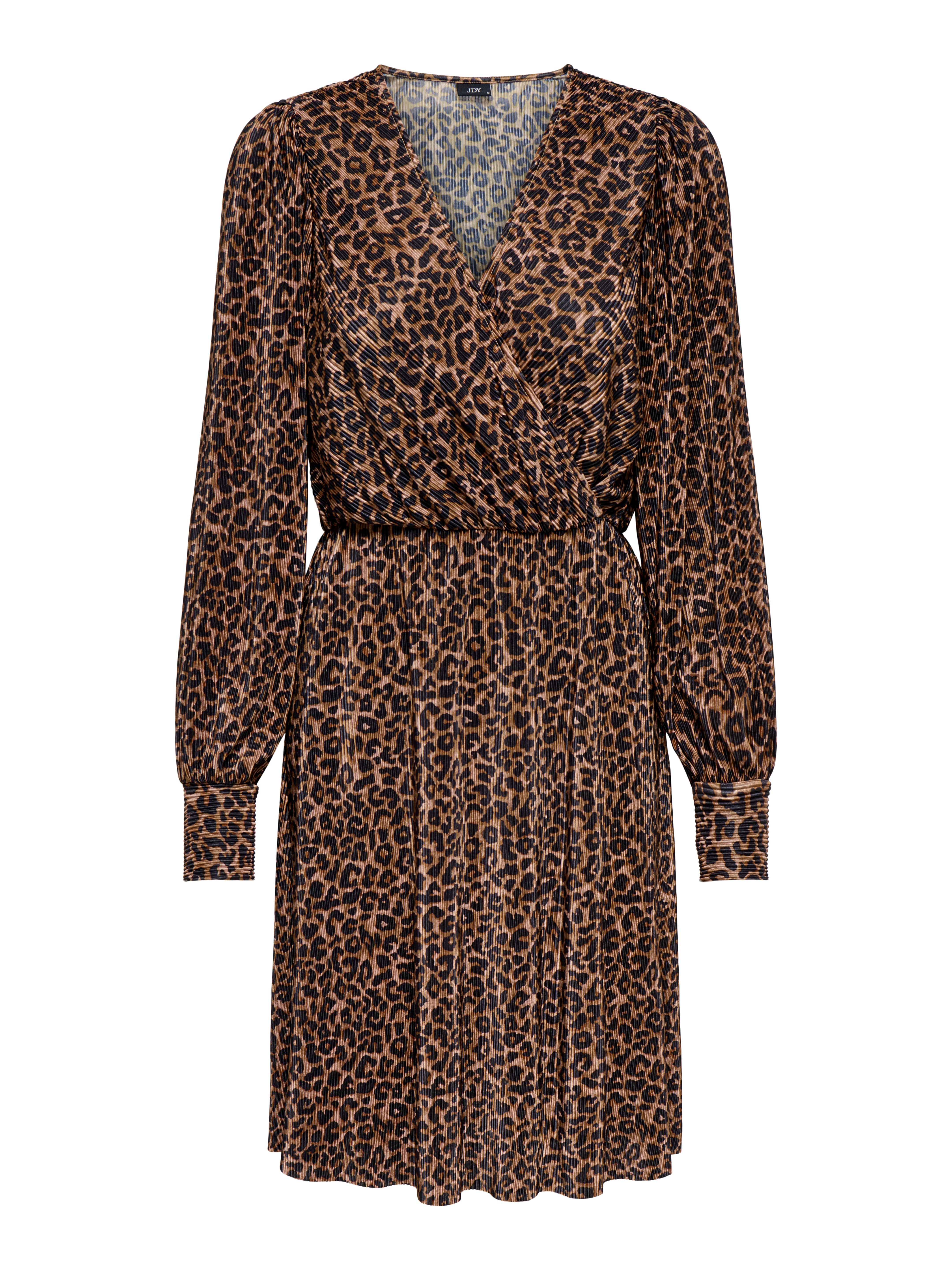JDYVIA Kurzes Kleid Cognac