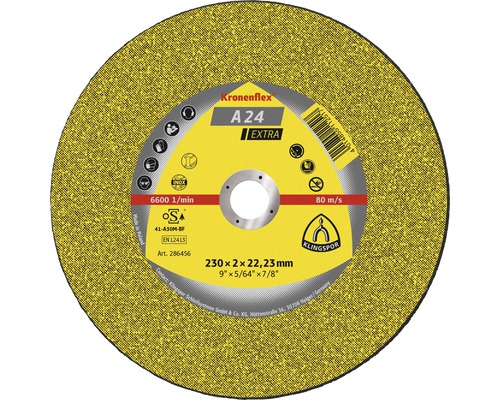 Doorslijpschijf Klingspor A 24 Extra Ø 115x22,23 mm