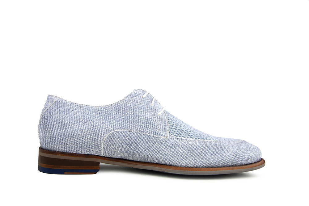 Floris van Bommel Veterschoen De Stapper 50.04 L.Blue