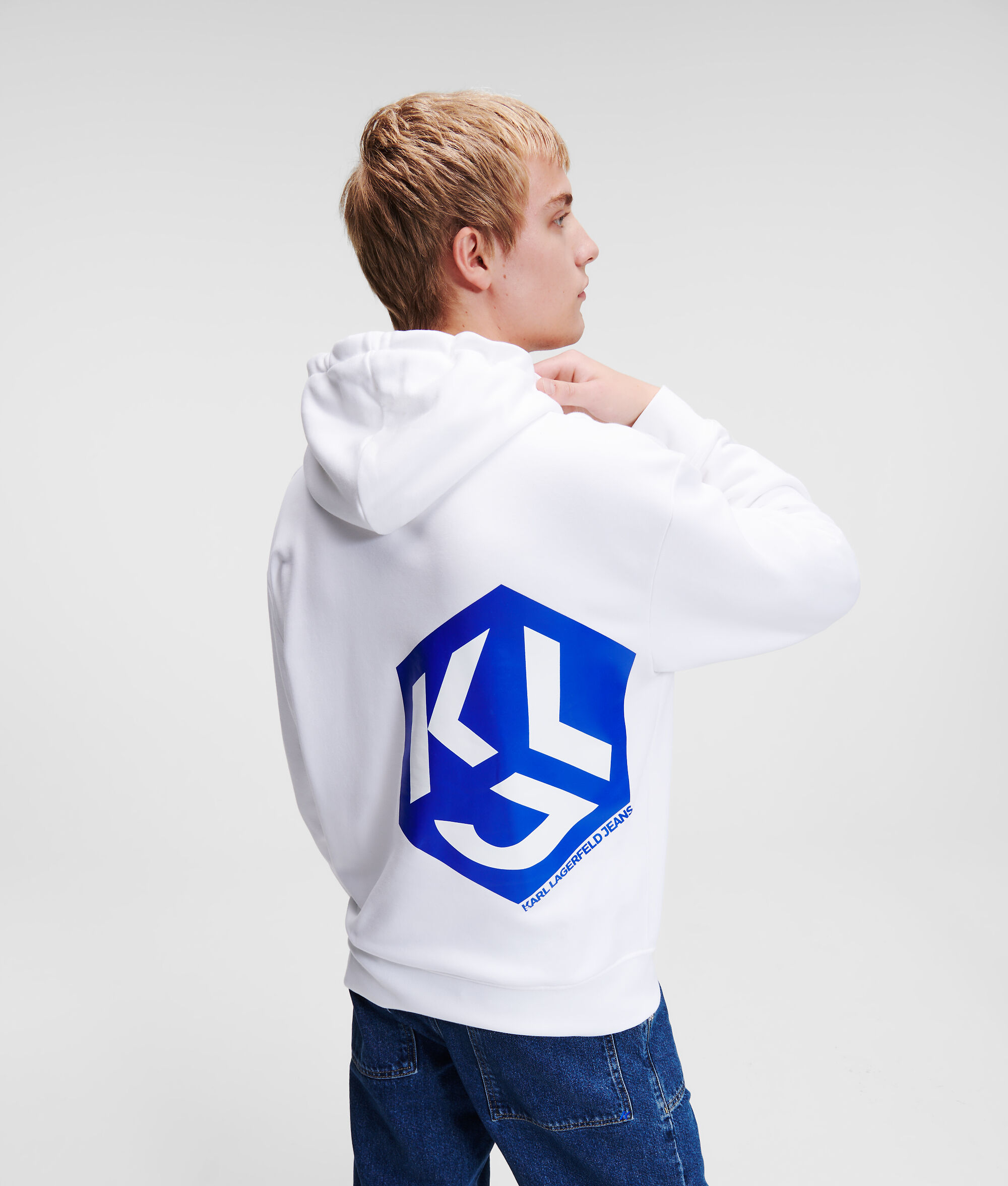 SWEAT À CAPUCHE GRAPHIQUE KLJ MONOGRAM