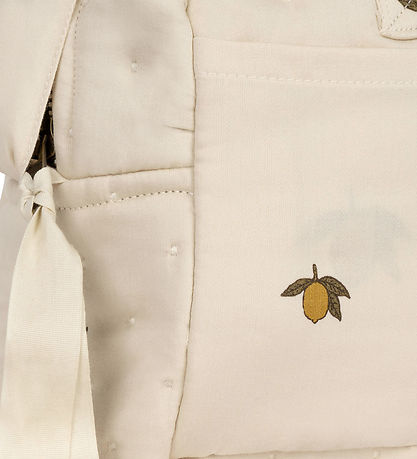 Konges Sløjd Wickeltasche für Puppen - Lemon