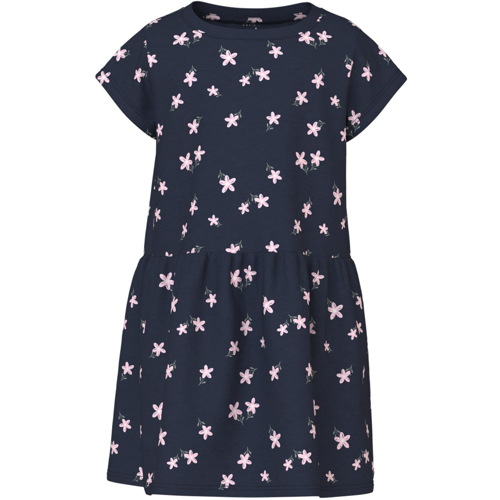 Køb Name It Navy Blazer Flowers Vilinse Kjole