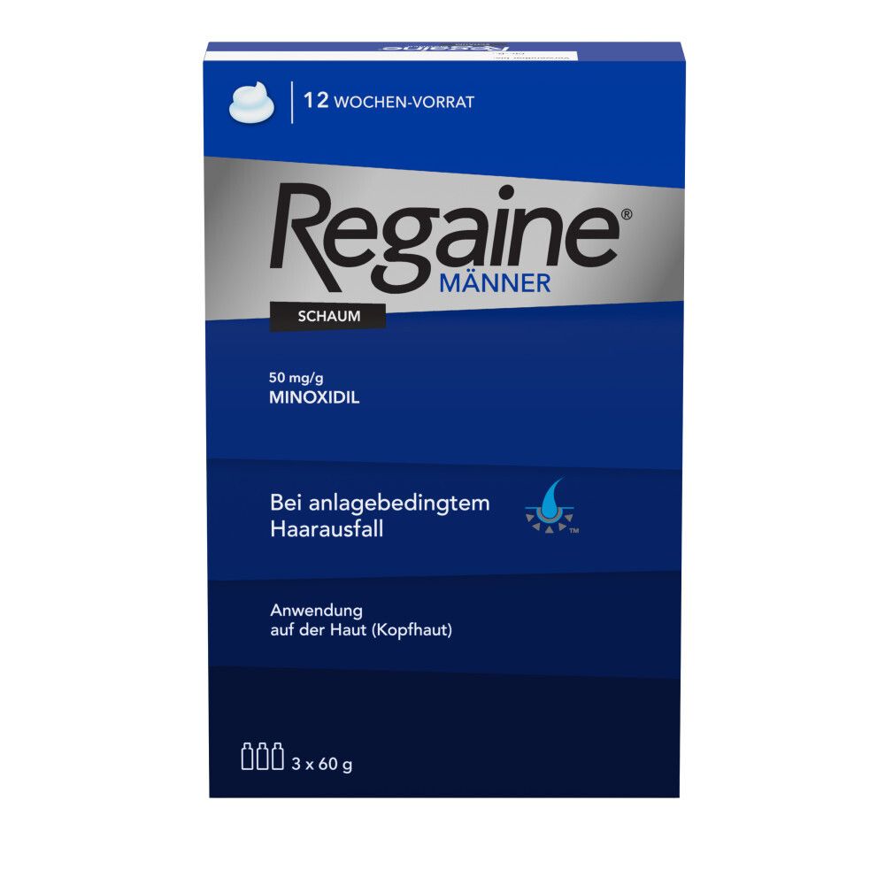 Regaine® Männer Schaum 3 Monats-Vorrat - Jetzt 10% sparen mit dem Code ,,regaine2024''