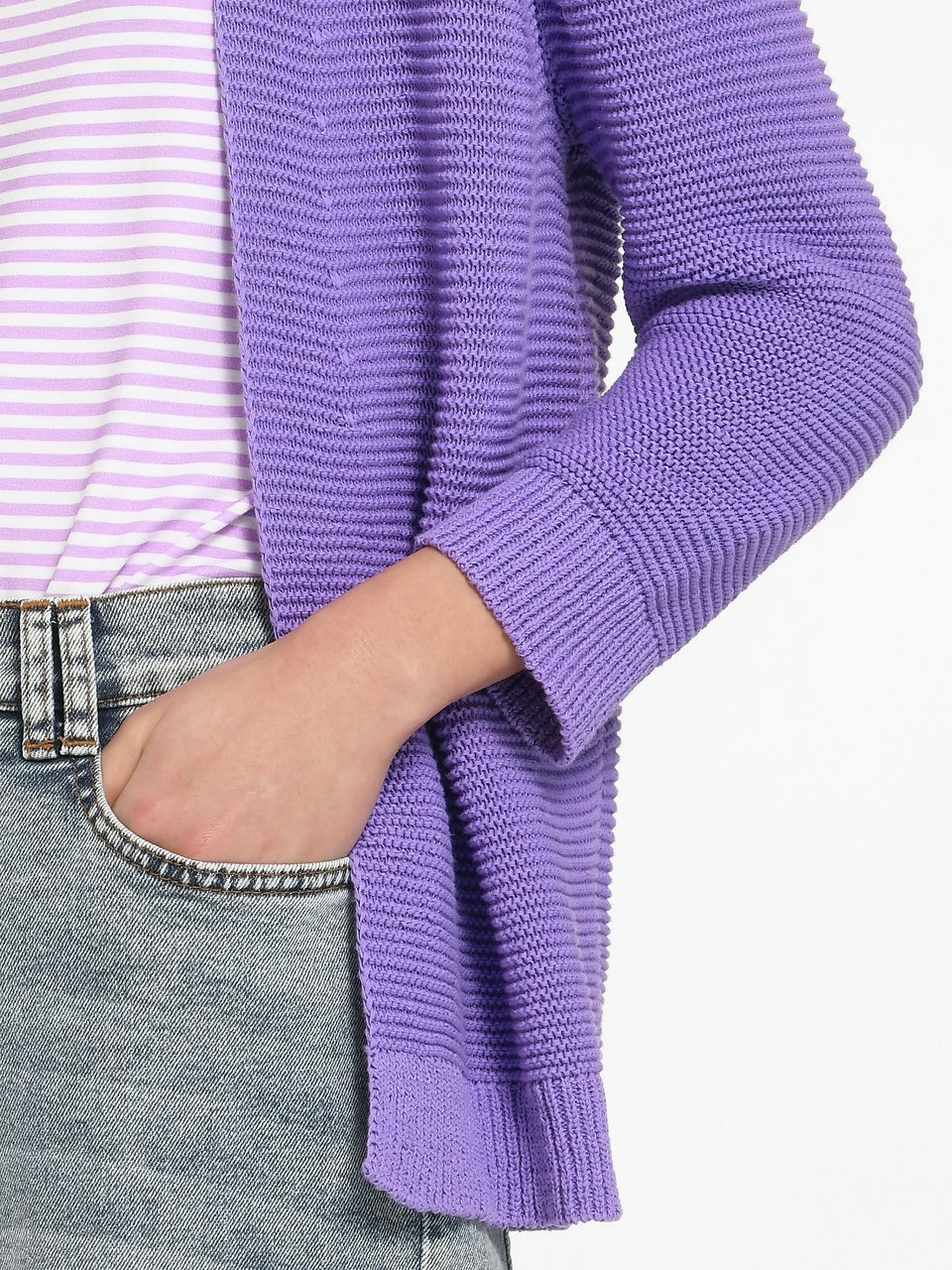 Strickjacke mit 3/4-Arm