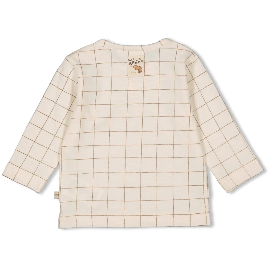 Feetje Langarmshirt Chameleon Offwhite