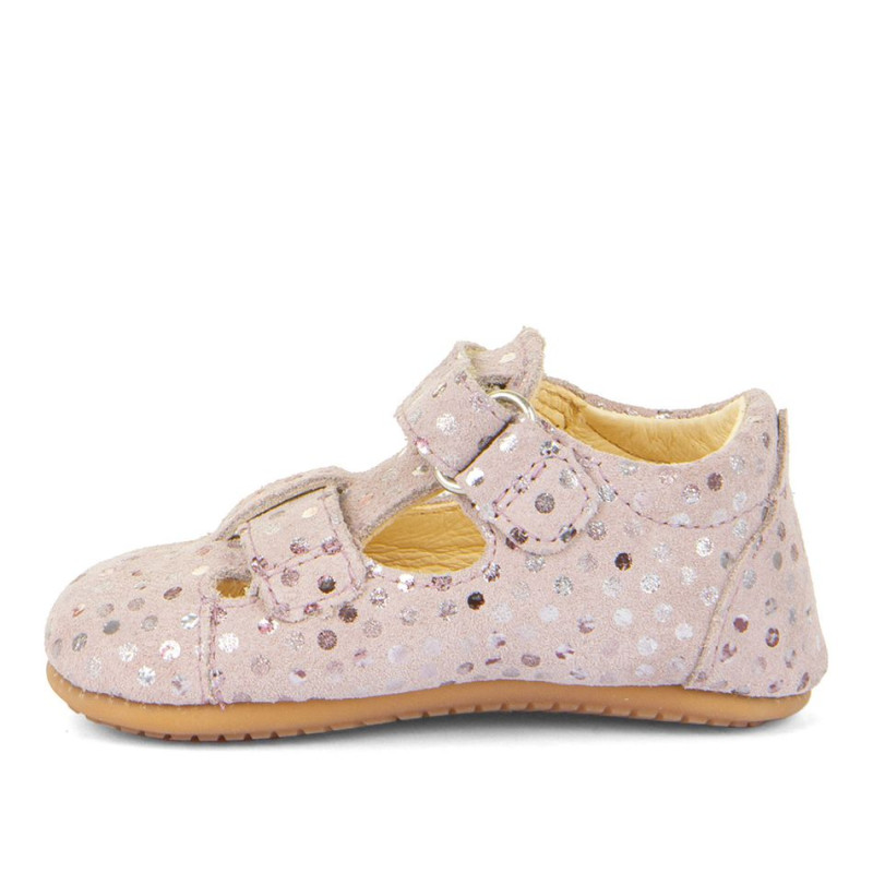 Froddo Froddo Prewalkers Sandales Rose Clair Pois Brillant