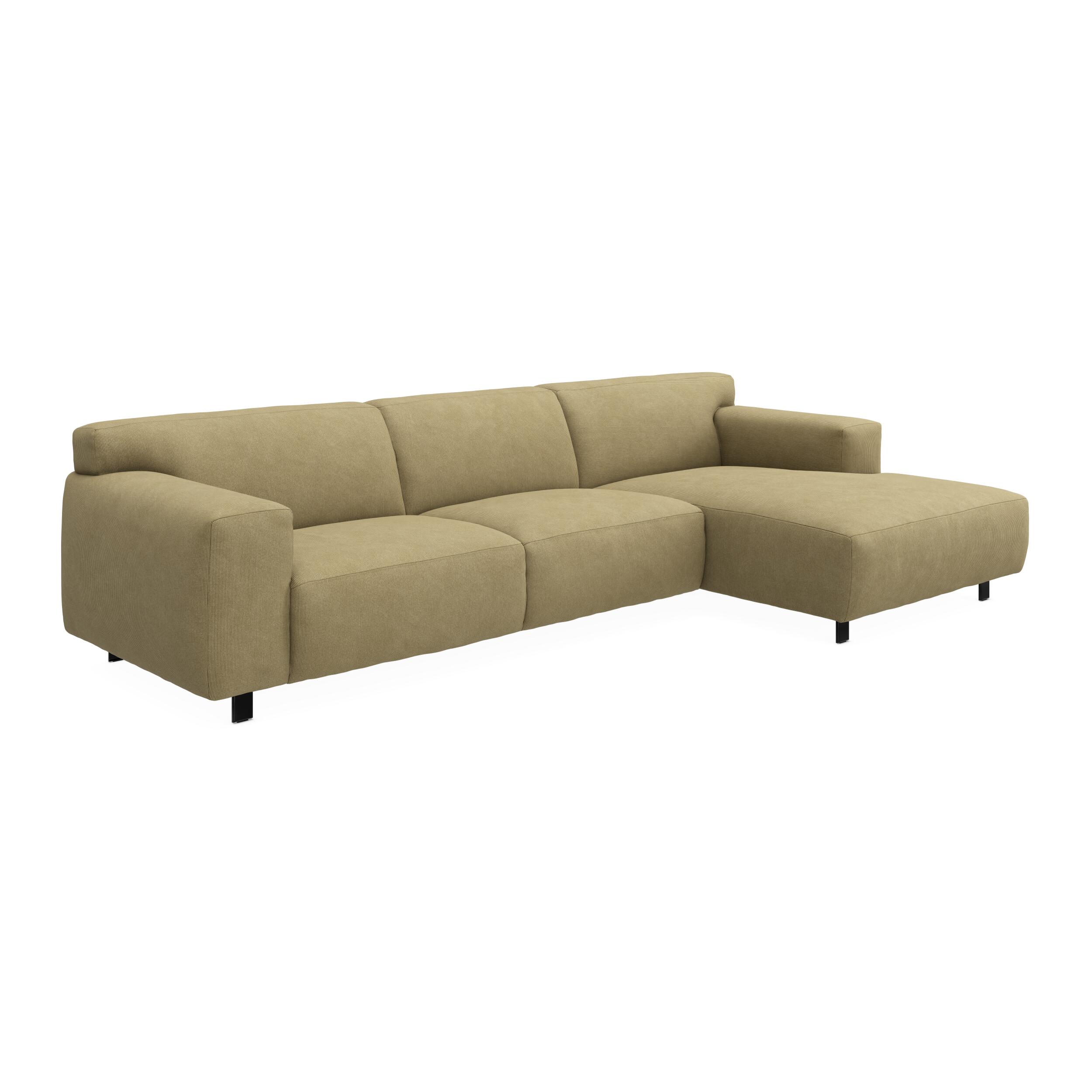 Siena højrevendt sofa med chaiselong