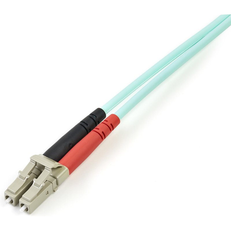 StarTech.com Câble Fibre Optique Multimode de 2m LC/UPC à LC/UPC OM3, Fibre Zipcord Full Duplex 50/125µm, Réseaux 100G, LOMMF/VCSEL,