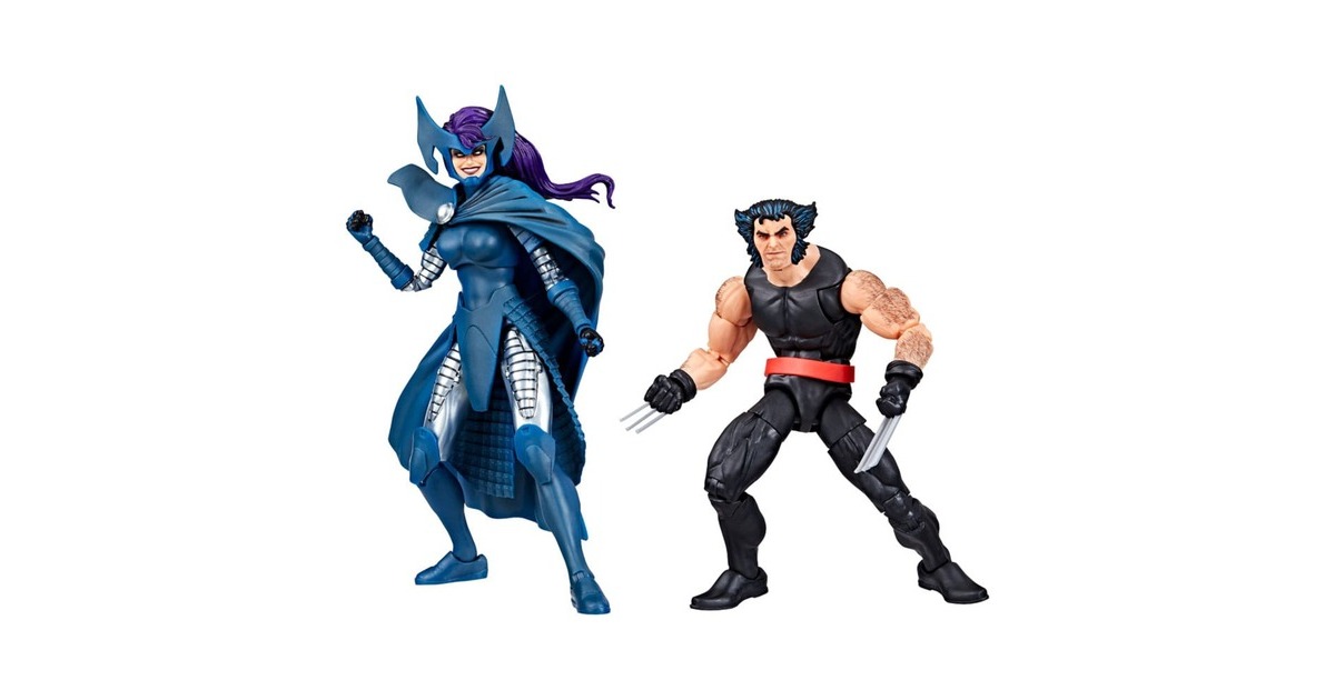 HasbroWolverine 50th Anniversary Marvel Legends Action Figure 2-Pack Wolverine & Psylocke 15 cm Speelfiguur