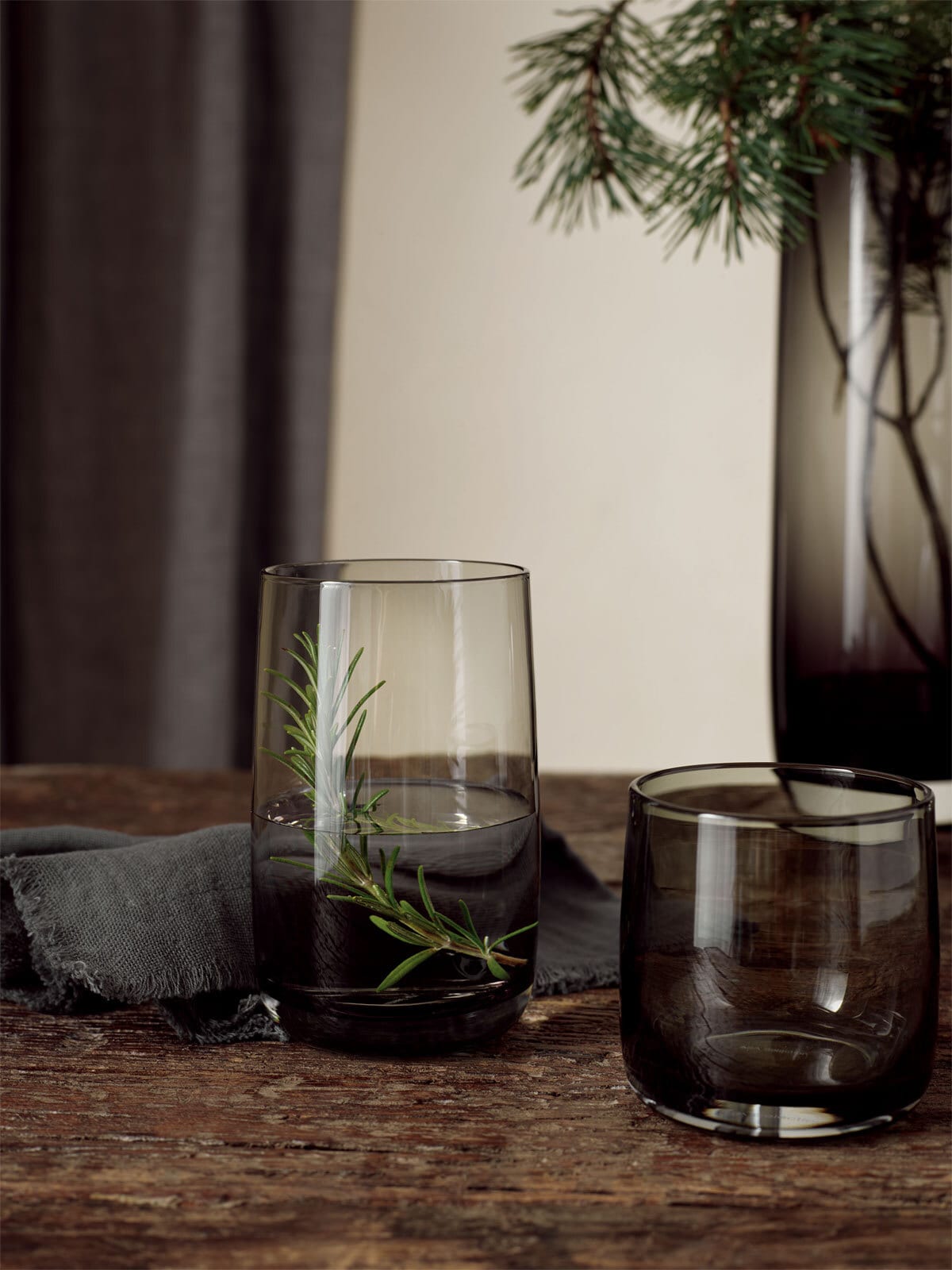 ASA Whiskyglas SARABI 6er Set - je 200 ml grau