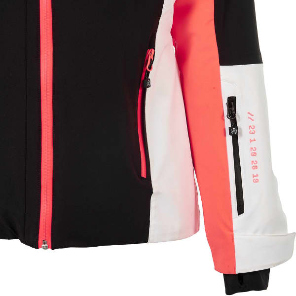Veste de ski WATTS FICTION W BLACK/CROSS FLUO PINK