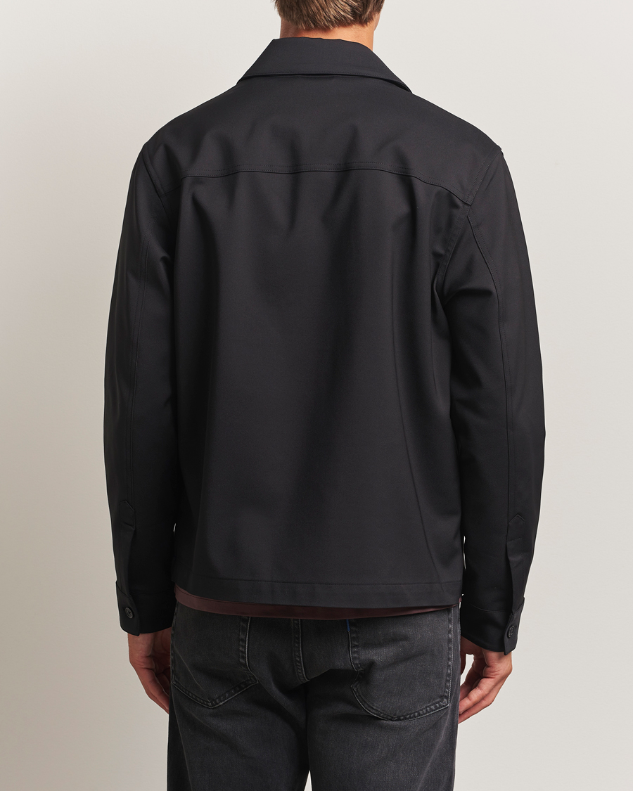 NN07 Alban Technical Overshirt Black