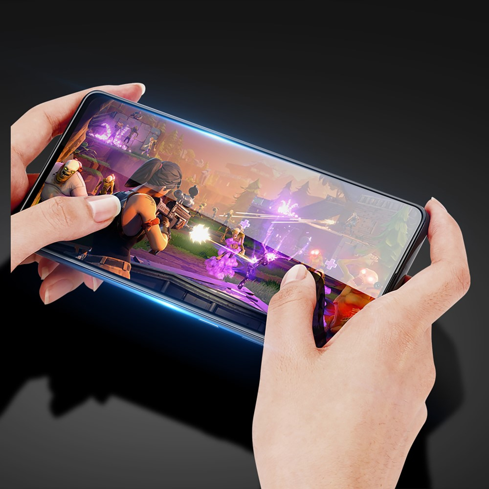 Samsung Galaxy A54 5G Full-Screen Vollbild Panzer Glas Display mit Rahmen - Schwarz
