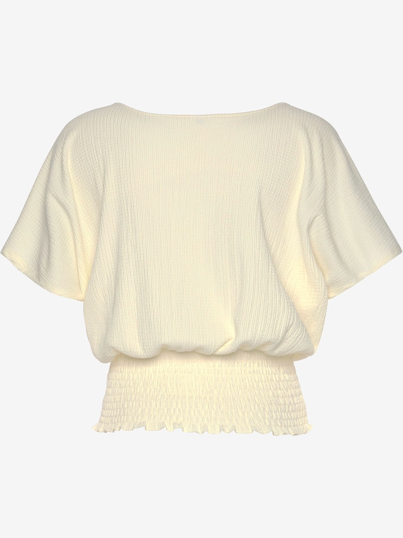 T-shirt en v fausse patte de boutonnage devant