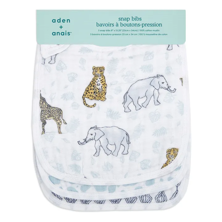 aden + anais Bavoirs Jungle - Pack de 3