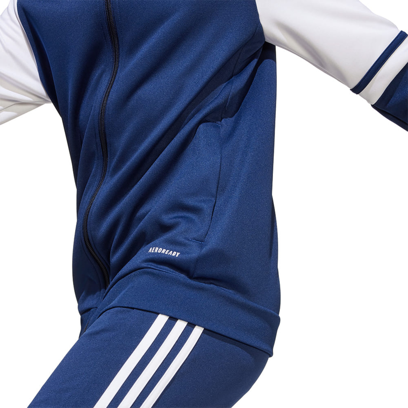 Adidas Squadra 25 Hooded Trainingsjack Kids Donkerblauw Wit