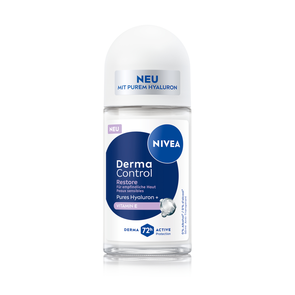 Nivea Deo Derma Control Restore<br>50 ml, Roll-on, Roll-on, Female