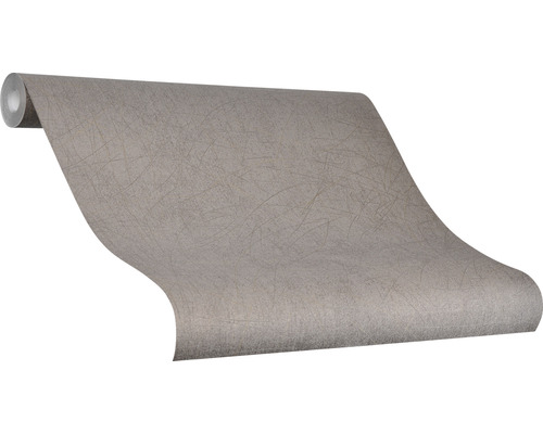 Vliesbehang 53301 Colani VISIONS effen bruin