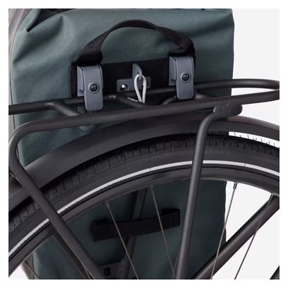Sacoche de Porte-Bagage Btwin 500 1x20L Gris Foncé