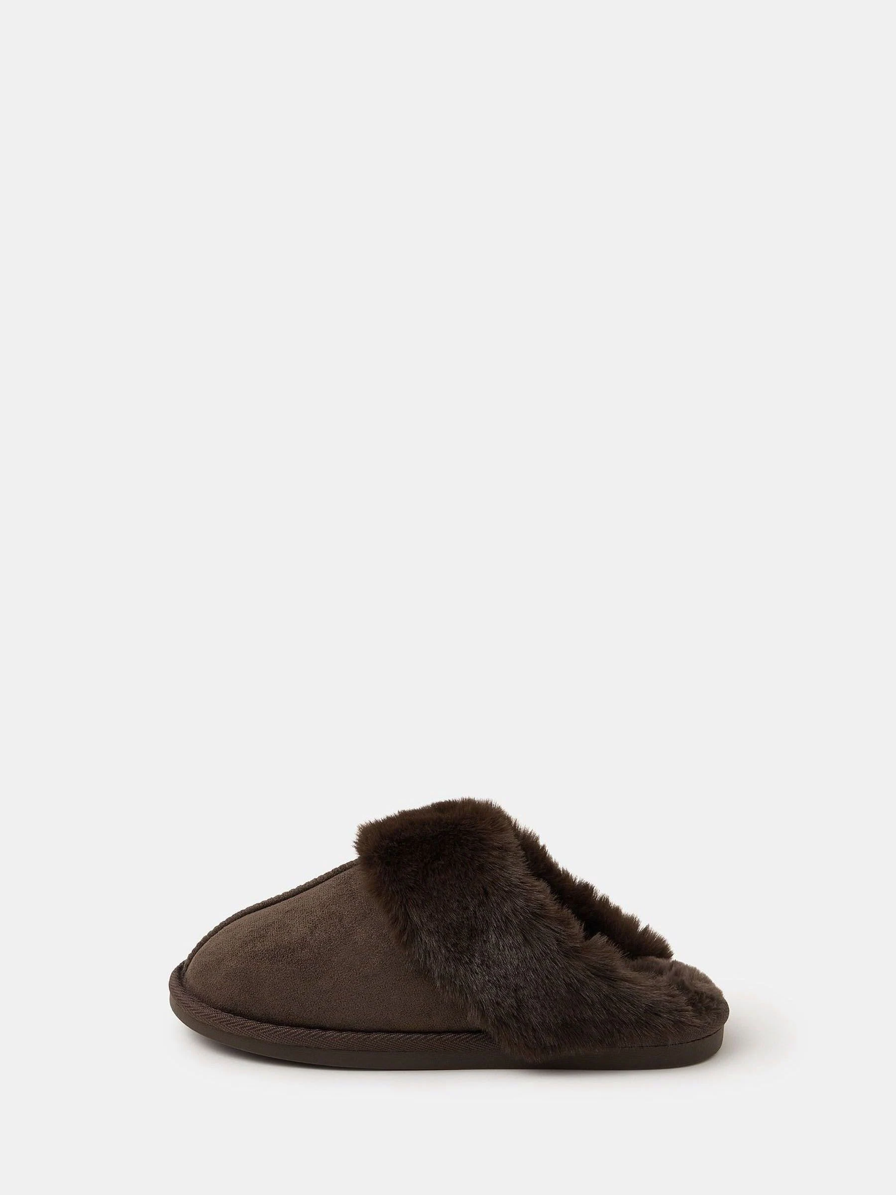 Accessorize Suedette Mule Slippers