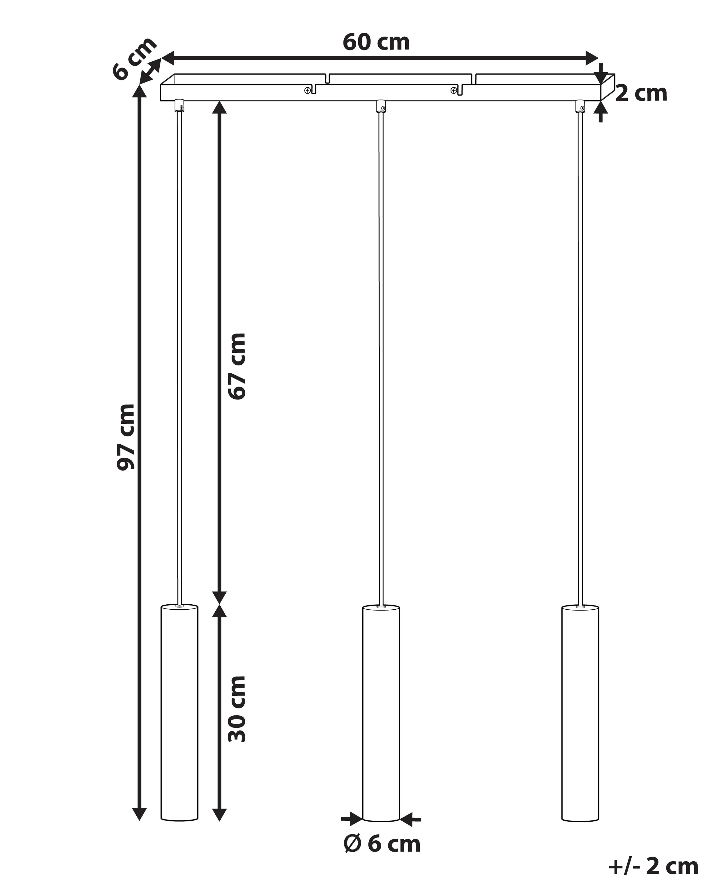 Hanglamp BROSNA Metaal Messing