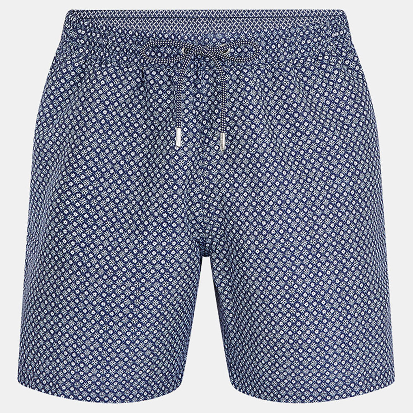 Hackett London Maillot de Bain à fleurs bleu/blanc