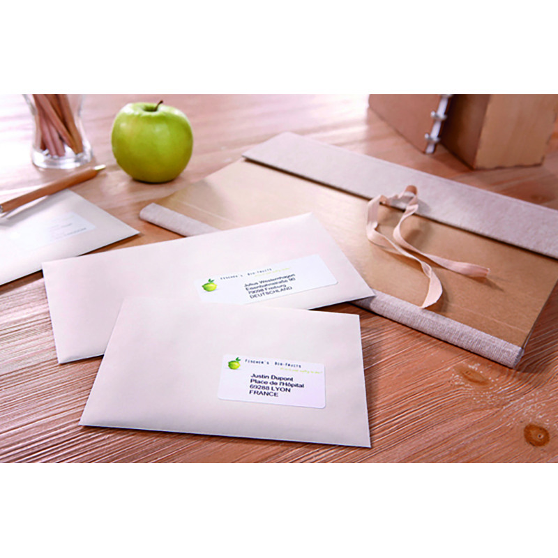 Etiquette adresse multi-usage recyclée 63,5 x 33,9 mm Avery LR 7159-100 blanche - Boîte de 2400
