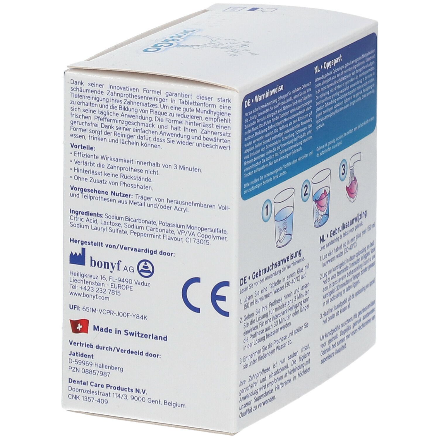 BONYplus® Reinigungsbrausetabletten