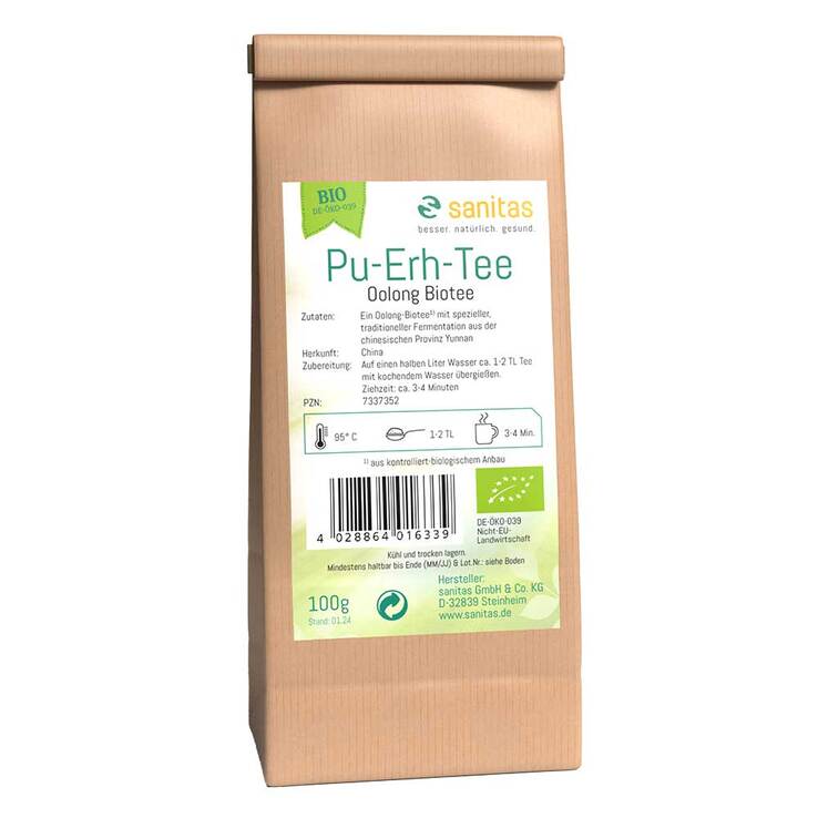 PU Erh Tee Bio, 100 g