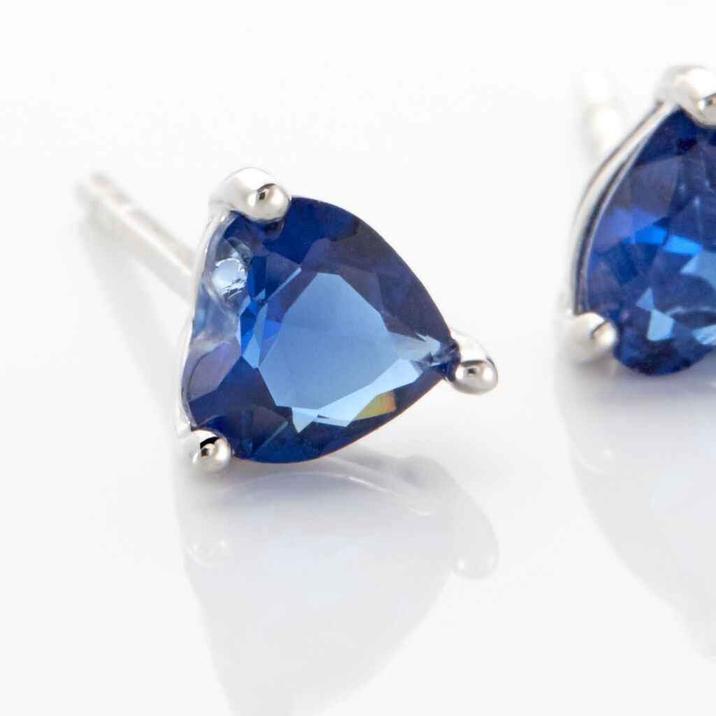 Boucles D'oreilles Kelvyn Argent Blanc Oxyde